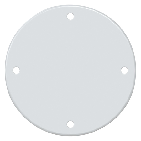 TEDDICO BWF Electrical Box Cover, Round, Blank RBCWV